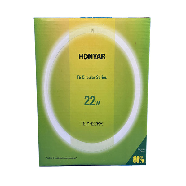 HONYAR LÂMPADA FLUORESCENTE T5-22W.